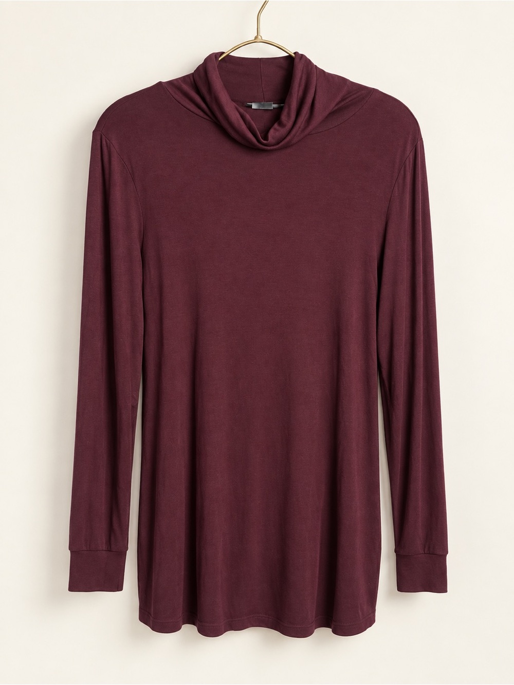 Universal Standard Foundation Turtleneck Black Cherry Size S 14–16